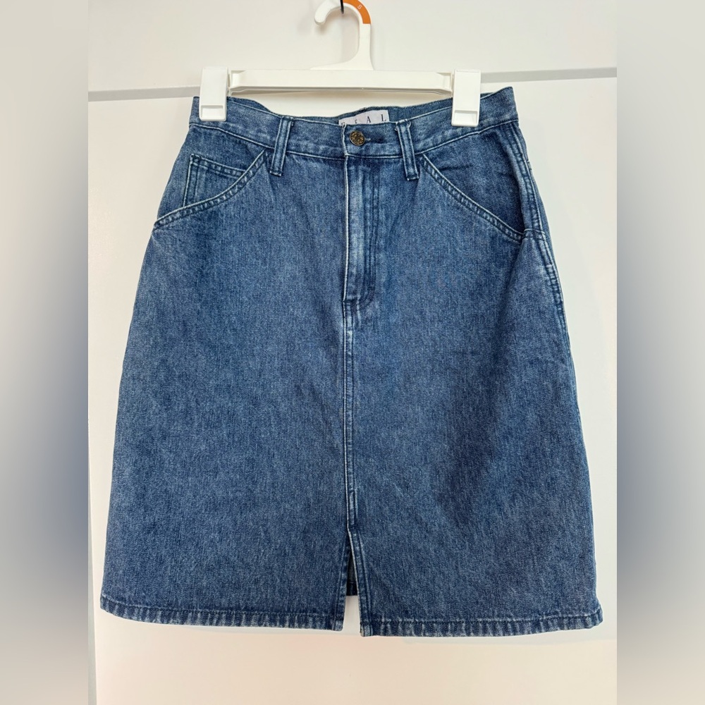 Blue Denim Skirt